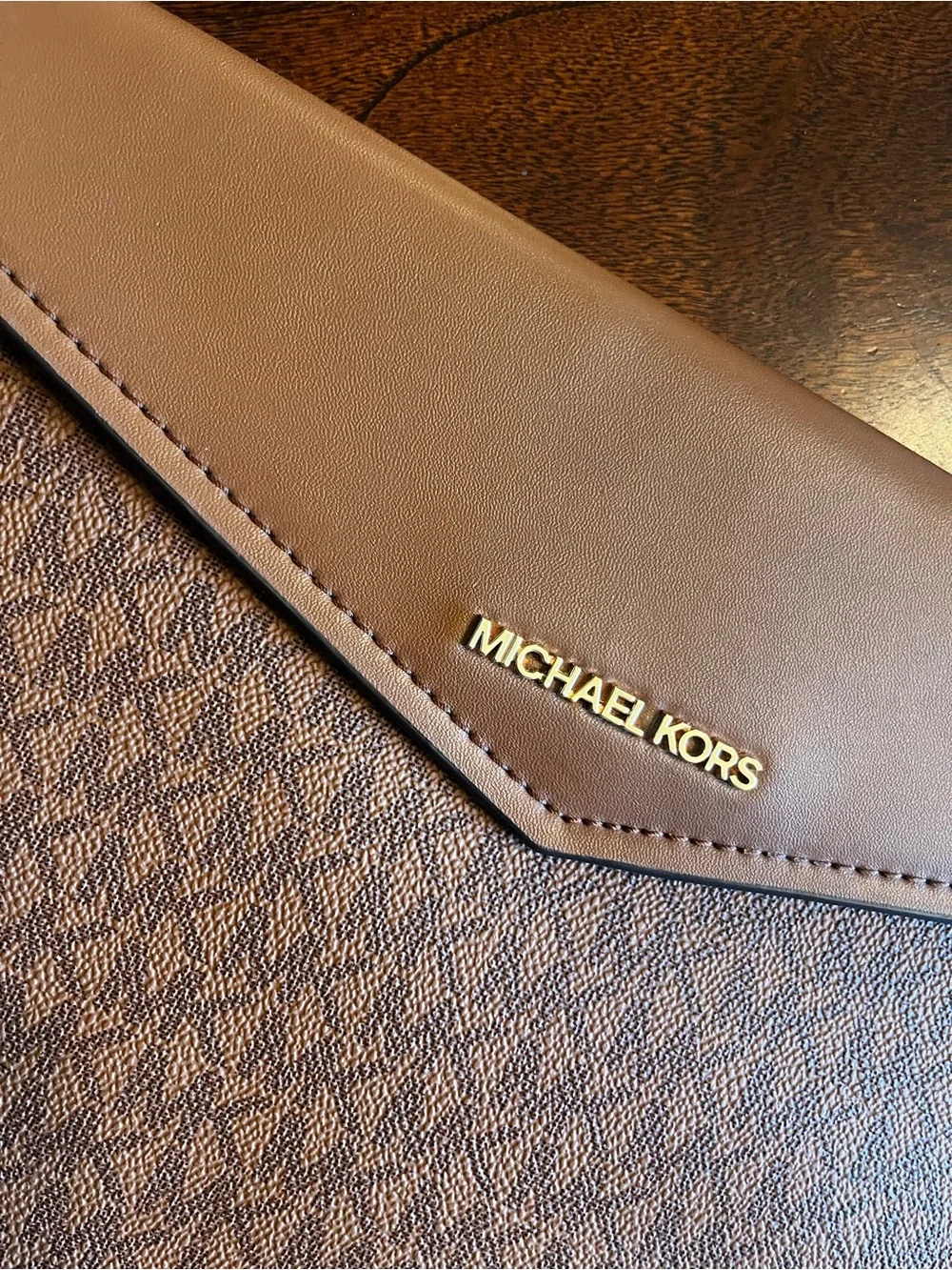 Michael Kors sleek envelope